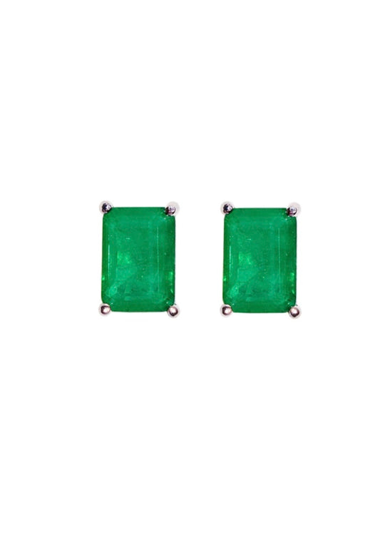 Premium Collection emerald studs