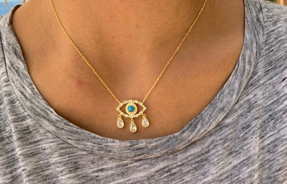 Premium Collection Diamond Tears necklace